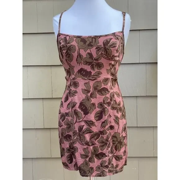 NWT! Intimately Free People Floral Mini Dress - Size Small - Picture 10 of 13